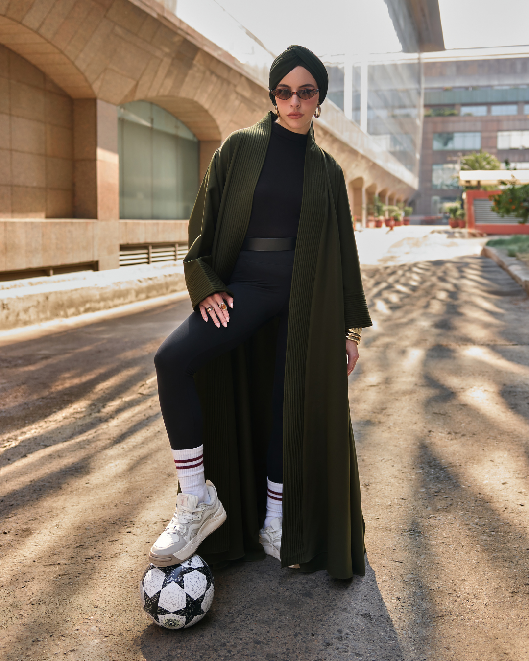 Garden Luxe Abaya detail
